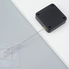 1Pc Black Punch Free Automatic Sensor Door Closer Automatic Shutdown Device Non Punching Telescopic Sliding Door Device