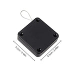 1Pc Black Punch Free Automatic Sensor Door Closer Automatic Shutdown Device Non Punching Telescopic Sliding Door Device